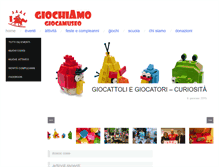 Tablet Screenshot of giocamuseo.it